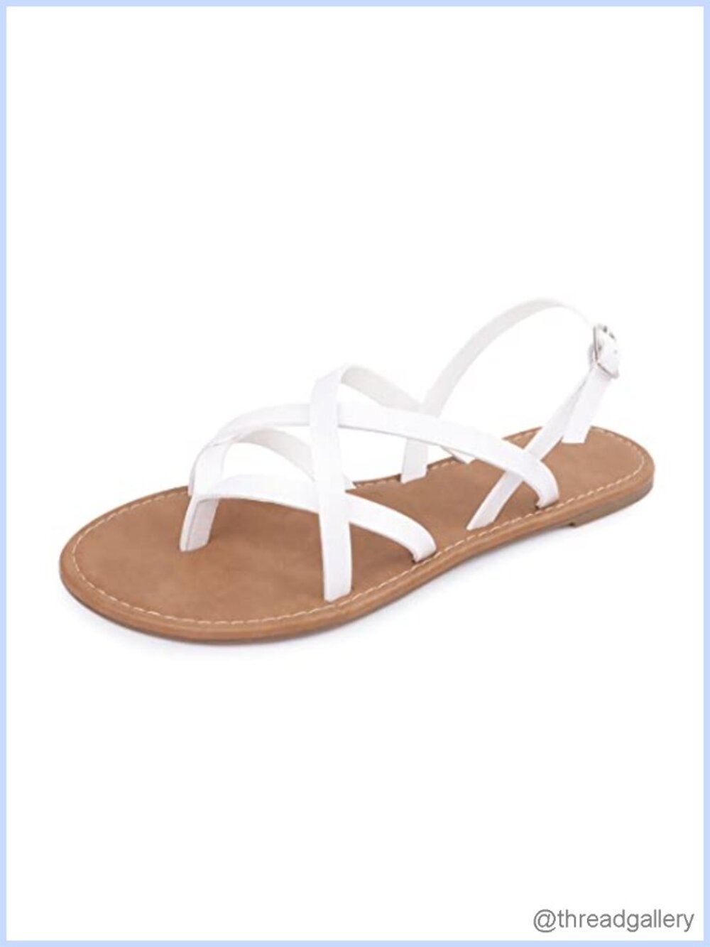 Women's Gladiator Fisherman Strappy Flat Sandals Adjustable Buckle Ankle Strap